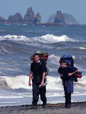 Beach backpacking 2