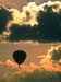 sunset balloon