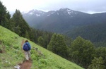 MK hiking in Olympics