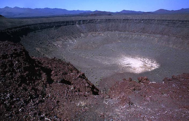 Mexican vulcano crater