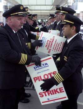 Pilots strike